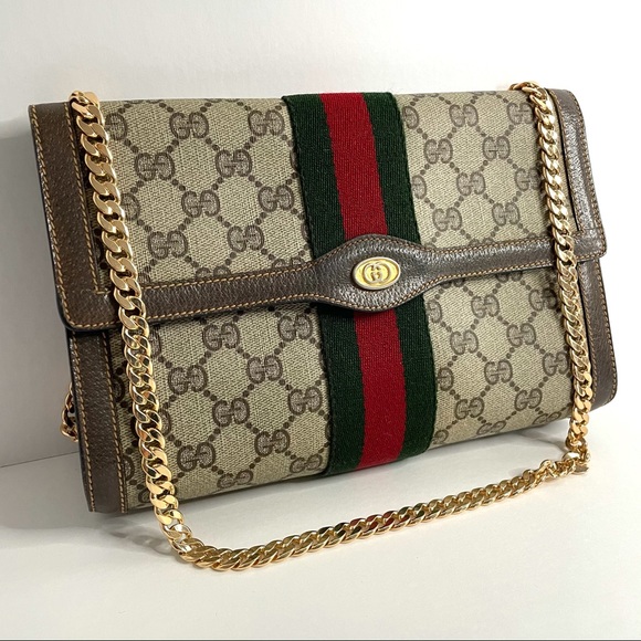 🔴SOLD🔴Gucci Ophidia Web clutch crossbody bag - Picture 15 of 16